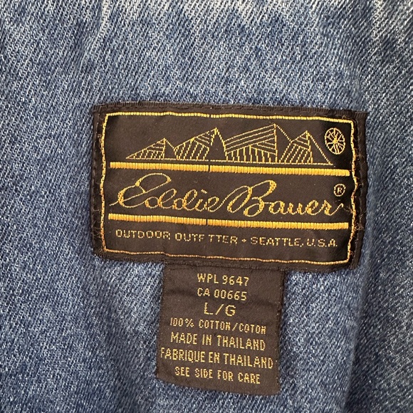 Eddie Bauer Long Denim Jacket - Picture 3 of 6